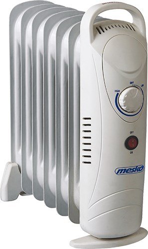 Mesko MS7804 varmeapparat Olie elektrisk omrdevarmer Indendrs Hvid 700 W #1
