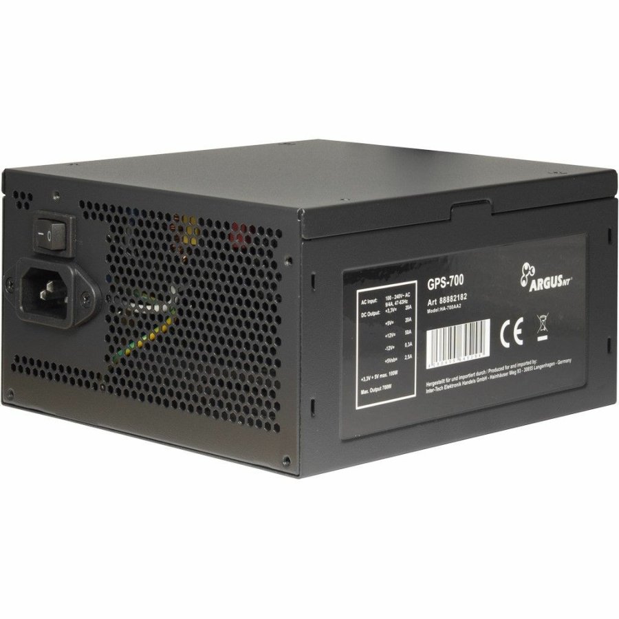 Inter-Tech ArgusNT GPS-700 enhed til str�mforsyning 700 W 20+4 pin ATX ATX Sort #4