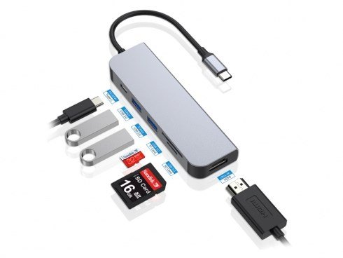 Conceptronic DONN02G dockingstation USB 3.2 Gen 1 (3.1 Gen 1) Type-C Aluminium #4