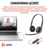 Poly Blackwire 3220 Stereo USB-C Headset +USB-C/A Adapter #3