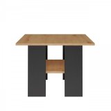 MODERNA Bord 60x60x45 cm Artisan Eg/Sort #3