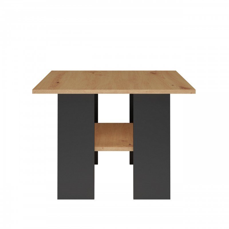 MODERNA Bord 60x60x45 cm Artisan Eg/Sort #3