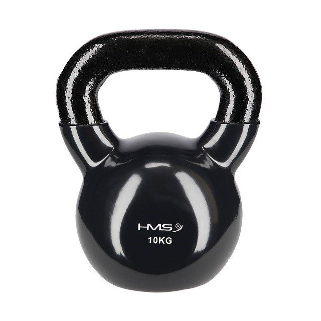 Vinyl kettlebell 10 kg sort HMS KNV10 #1