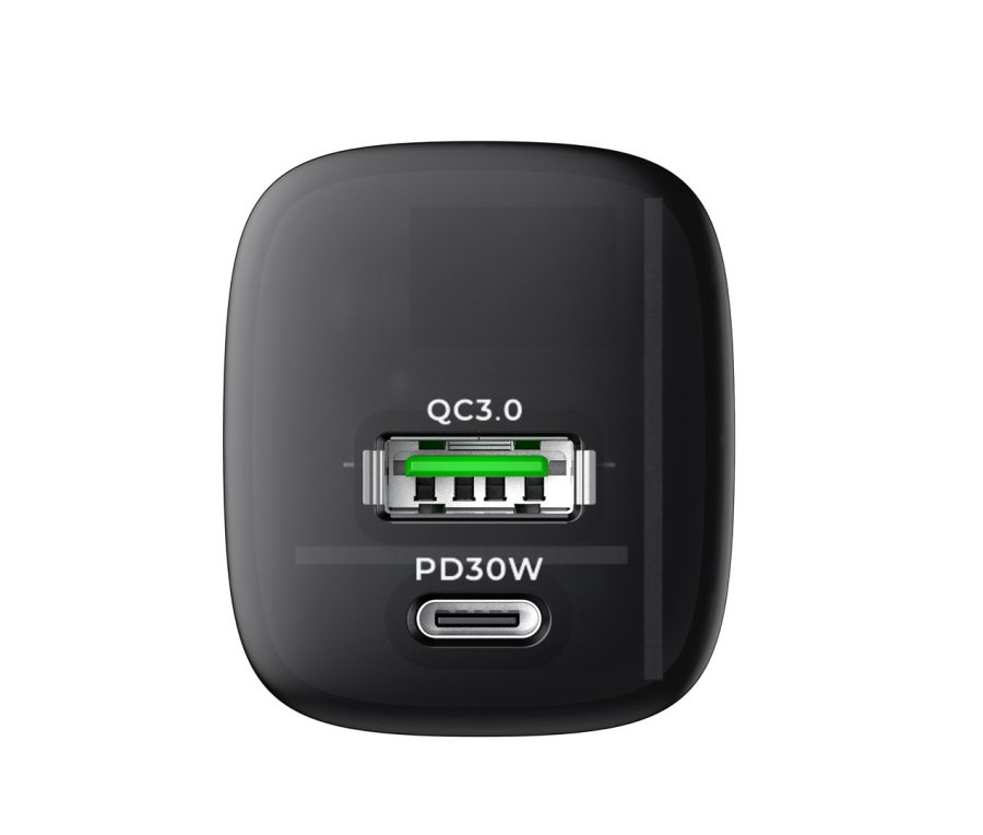 Havit UC303 EU - GaN 30 W rejseoplader med to porte, sort #4