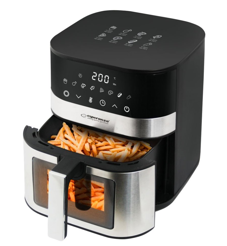 Esperanza EKA003 Fedtfri frituregryde 5L, 1400W Inox #2