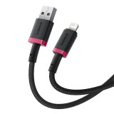 Baseus Dura Type A til IP 2,4A hurtigopladningskabel Sort, Rd #3