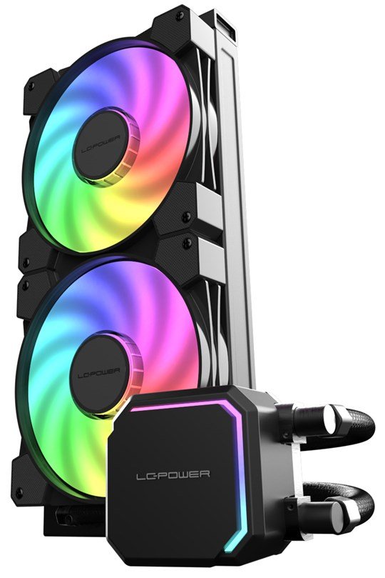 LC-Power LC-CC-280-B-ARGB Computerklesystem Processor Alt-i-en vskekler 14 cm Sort #2