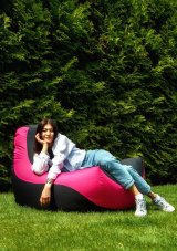 Puf GO GIFT Sort Pink Oxford tejido antidesgarros 140 x 100 x 100 cm 140 x 100 cm #6