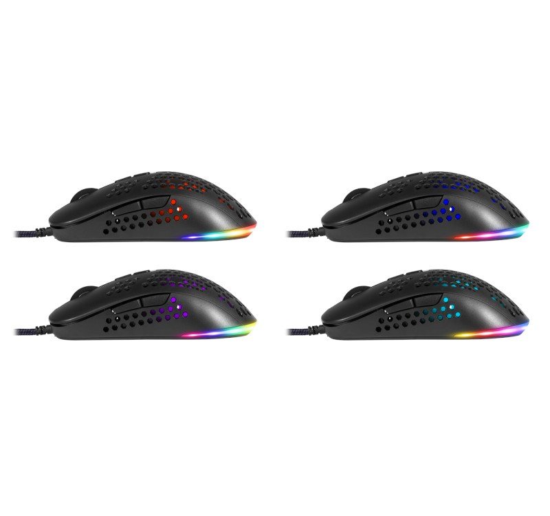 Gaming, kablet, optisk DEFENDER GM-620L SHEPARD 12800dpi 7P gamingmus med baggrundsbelysning #5