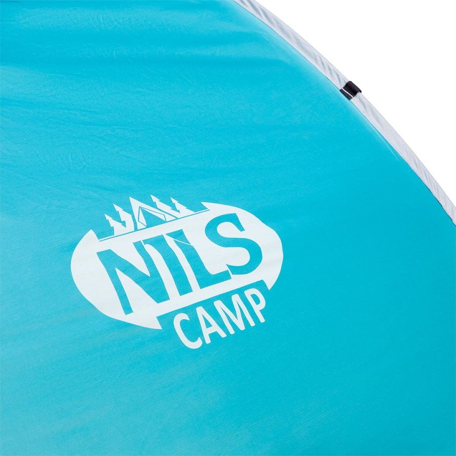 NILS CAMP NC3174 selvfoldende strandtelt Turkisgr #25