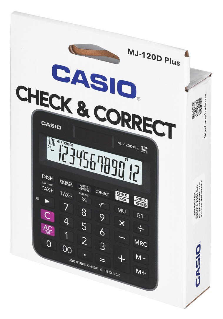 Casio MJ-120D Plus regnemaskine Desktop Basis Sort #7
