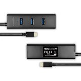 Axagon HUE-S2C interface hub USB 3.2 Gen 1 (3.1 Gen 1) Type-A 5000 Mbit/s Sort #5