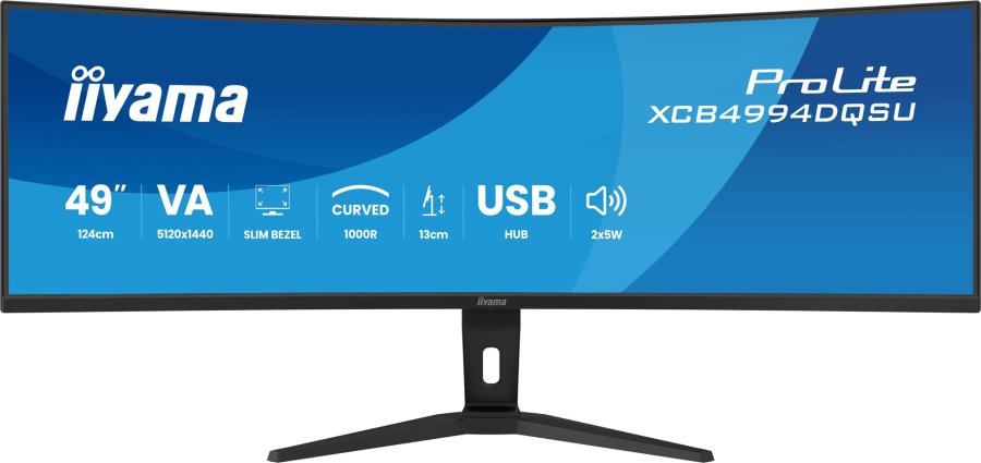 iiyama ProLite XCB4994DQSU-B1 computersk�rm 124,5 cm (49
