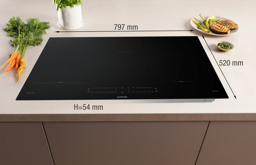 Gorenje GI8432BSCWF Sort Indbygget 60 cm Zone induktionskogeplade 4 zone(s) #2