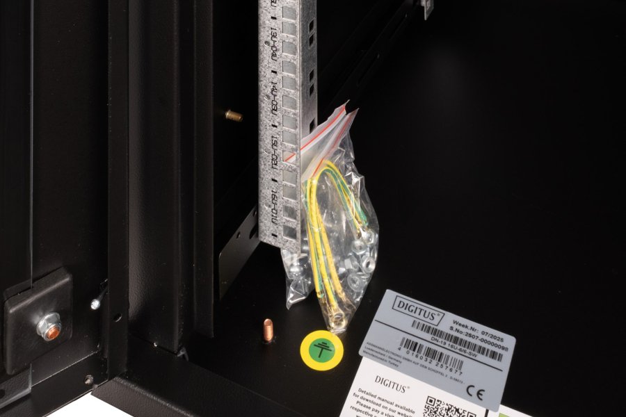 Digitus DN-19 16U-6/6-SW stativ Vgmonteret stativ Sort #9