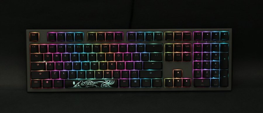 Ducky Shine 7 tastatur Spil USB Tysk Sort, Gr #3