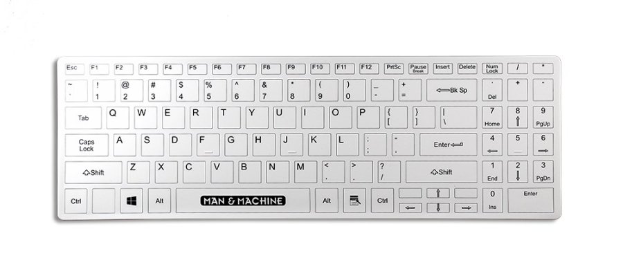 Baaske Medical 2010971 tastatur Medicinsk USB QWERTY Tysk Hvid #1
