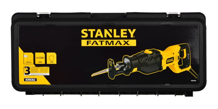 Stanley FME365K-QS sabelstiksav 2,8 cm sort, gul 1050 W #17