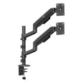 Ergo Office-holder/oph�ng til 2 sk�rme, gasfjeder, 17