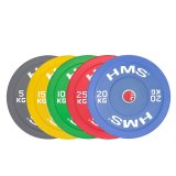 HMS Fitness CBR05 1 stk Olympic Gummibelagt vgtskive #10