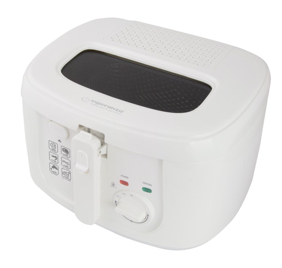Esperanza EKG012 Fryer 2.5L, hvid #1
