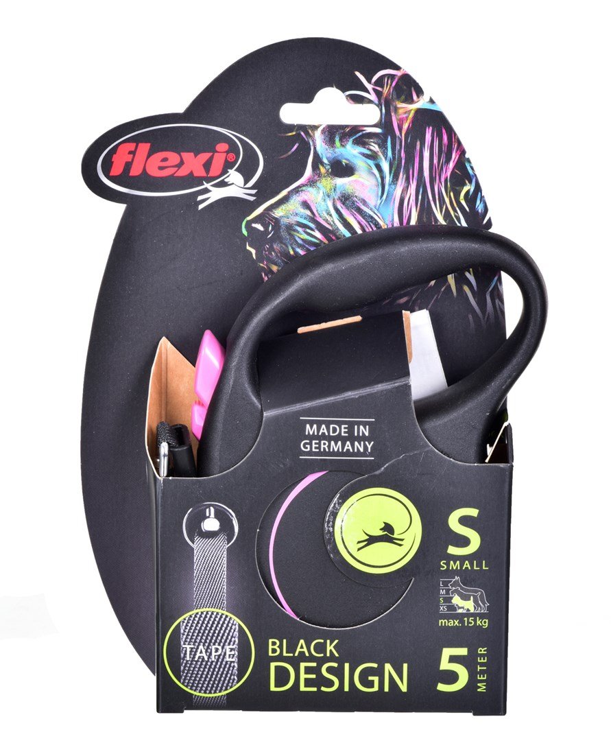 Flexi Black Design S 5 m Fleksibel hundesnor #4