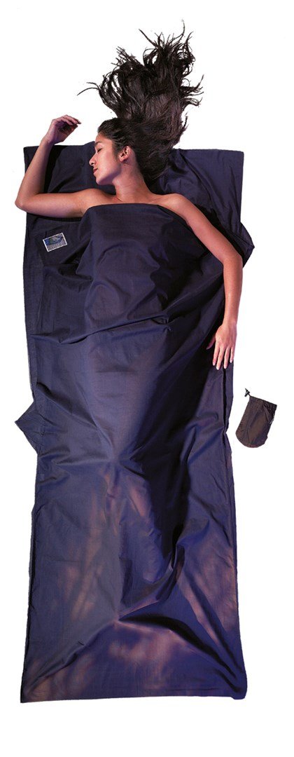 Cocoon TravelSheet Rektangul�r sovepose Bomuld Bl� #1