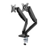 Desktop Swivel Mount for Two LCD Monitors Gas Spring #5