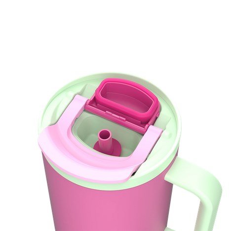 Termokrus med teleskopsugerr Kambukka Rio Tumbler 950 ml Bubblegum Mint #17