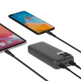 Powerbank RIVACASE 20000 mAh USB-C 20W + LCD sort (1x I/O USB-C PD 18W / PD 20W, 2x USB-A QC 3.0 18W, LCD, sort) #11