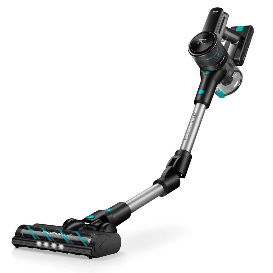 Niceboy ION Hurricane H7 2-i-1 stangst�vsuger Batteri Dry HEPA Posel�s 200 W Sort, Bl� 2,2 At #1