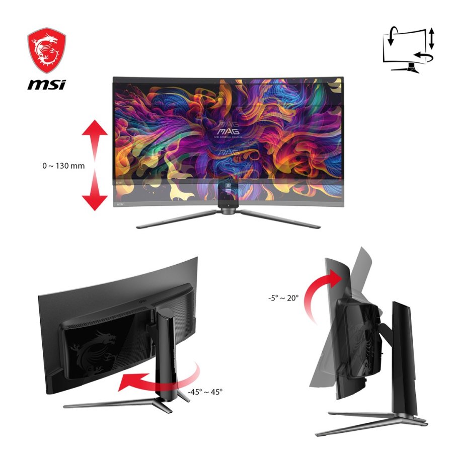 MSI MAG 341CQPDE QD-OLED computerskrm 86,4 cm (34