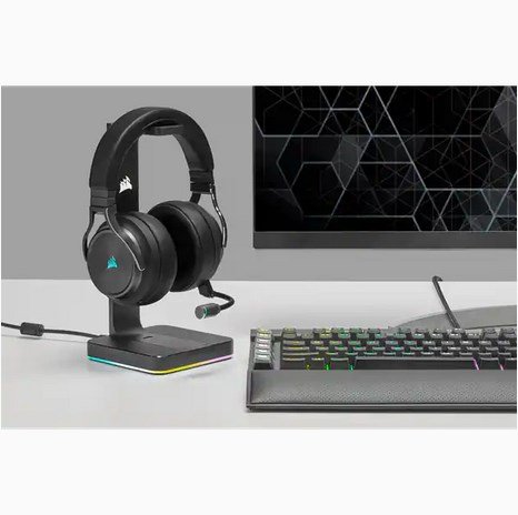 Corsair VIRTUOSO RGB Wireless XT Headset Kabel & trdls Bluetooth Sort #11