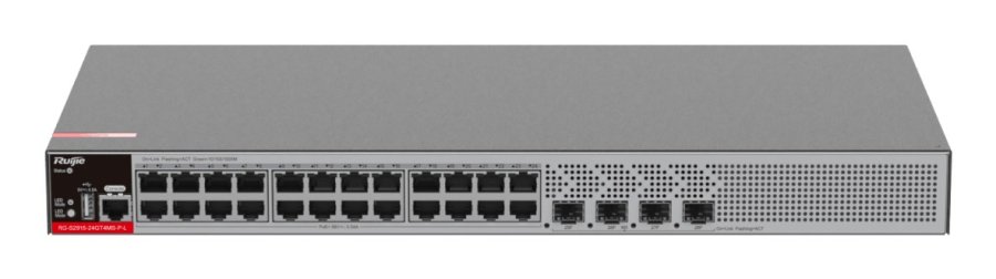 Ruijie Networks RG-S2915-24GT4MS-P-L netv�rksswitch Gigabit Ethernet (10/100/1000) Str�m over Ethernet (PoE) 1U Gr� #1