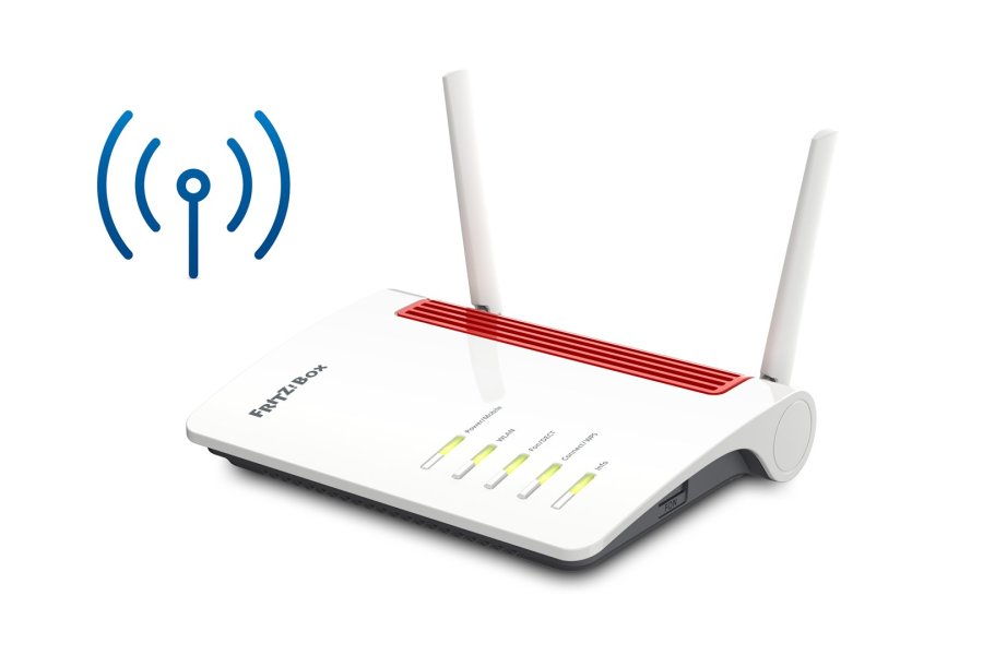 FRITZ!Box 6850 LTE trdls router Gigabit Ethernet Dual-band (2,4 GHz / 5 GHz) 4G Hvid #1