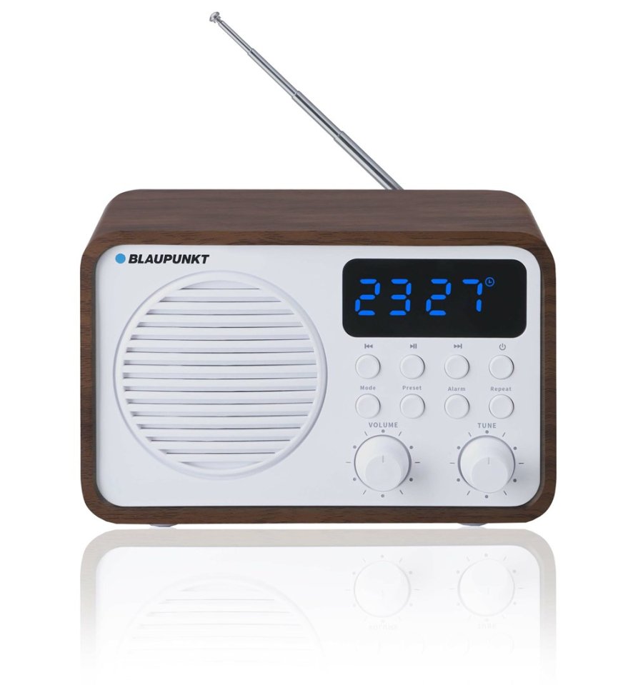 Brbar radio med Bluetooth og USB BLAUPUNKT PP7BT, farve: brunt tr/hvid #2