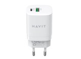 Havit UC30 EU - GaN rejseoplader med to porte 33 W, hvid #4