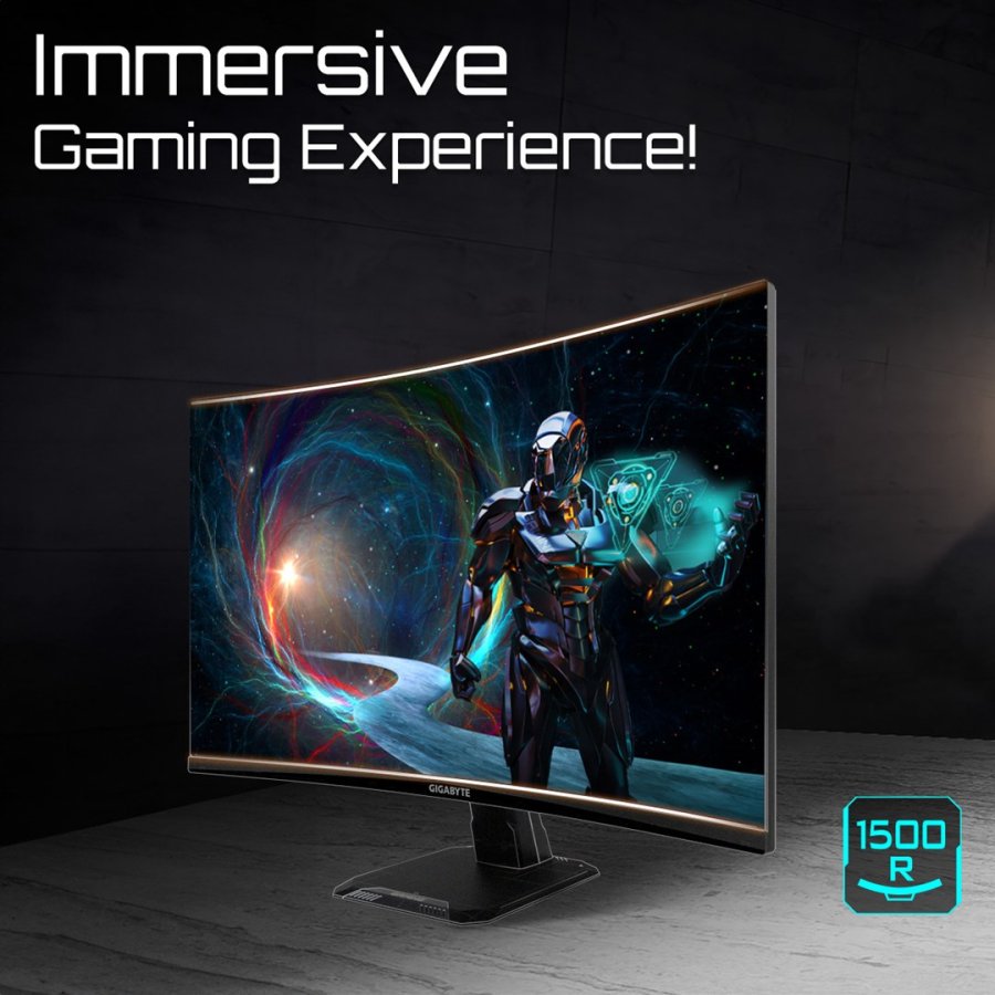 Gigabyte GS27QCA LED 27 2560 x 1440 px Quad HD 180 Hz skrm sort #9