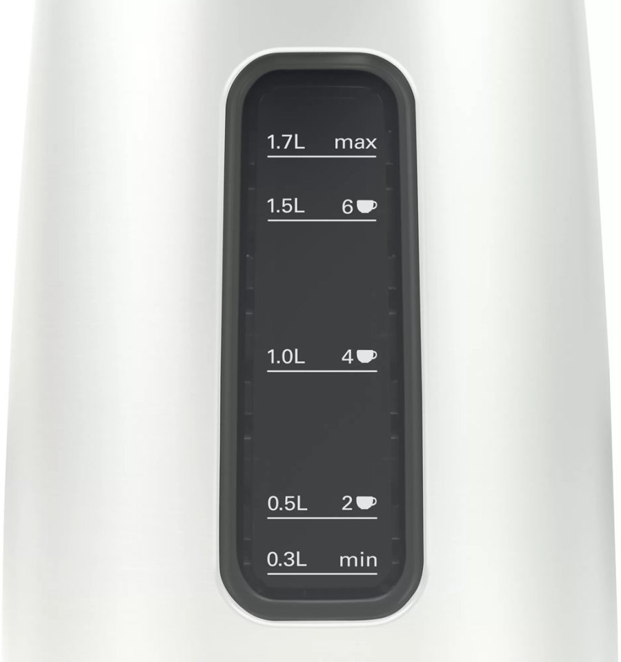 Bosch DesignLine elkedel 1,7 L 2400 W Sort, Slv #5