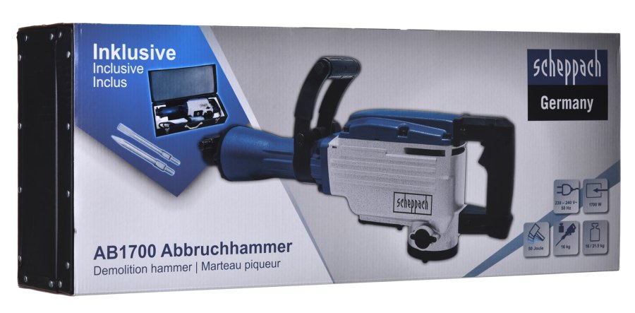 Nedbrydningshammer Scheppach AB1700 HEX (SCH5908203901) #16