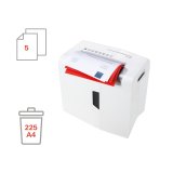 HSM shredstar X5 dokumentkvrn, 4,5 x 30 mm + separat CD-skremekanisme #4
