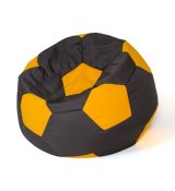 Puf GO GIFT Gul Sort Oxford #1