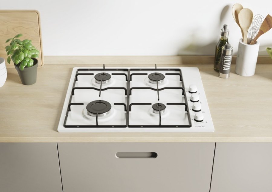 Candy Idea CHW6LWW Hvid Indbygget 60 cm Gaskomfur 4 zone(s) #2