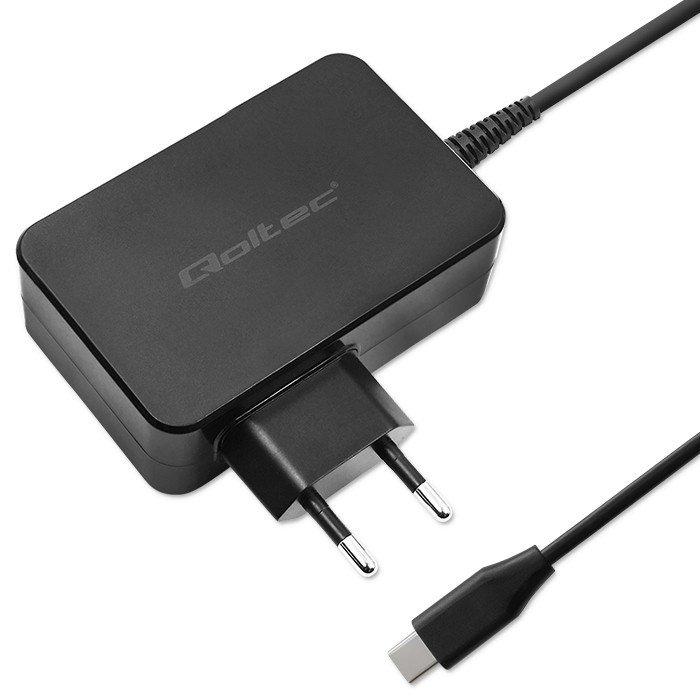 Qoltec 52387 oplader til mobil enhed Laptop, Brbar spillekonsol, Strmbank, Smartphone, SmartWatch, Tablet Sort Vekselstrm Hurtig opladning Indendrs #5