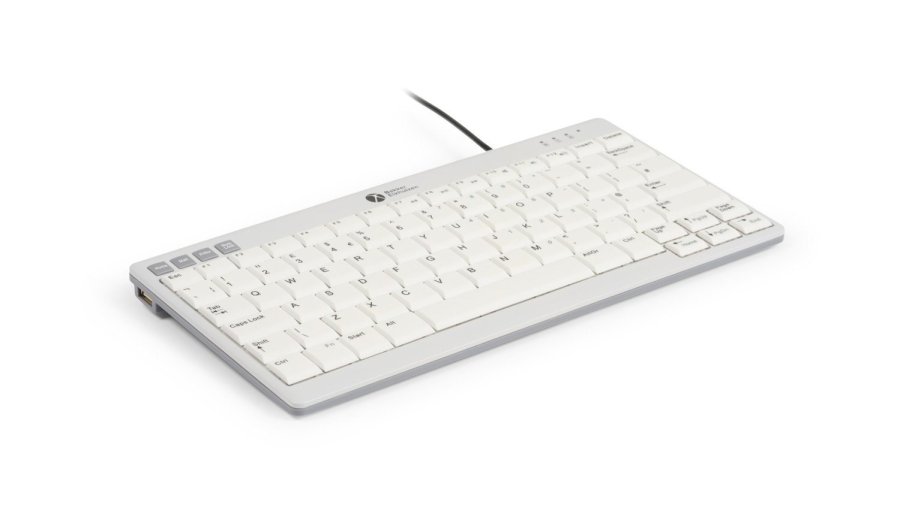 BakkerElkhuizen UltraBoard 950 V2 tastatur Kontor USB QWERTZ Tysk M�rkegr�, Lys gr� #2