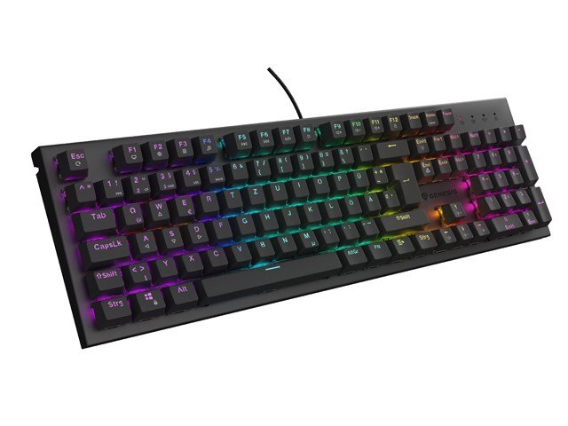 GENESIS Thor 303 tastatur Spil USB QWERTZ Tysk Sort #11