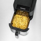 Rommelsbacher FRH 1500 frituregryde Enkelt 5 L Enkeltst�ende 1500 W Varmluftsteger Sort, Rustfrit st�l #3