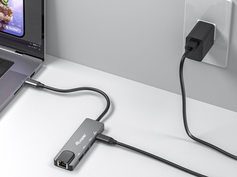 Equip 133489 dockingstation Ledningsf�rt USB 3.2 Gen 1 (3.1 Gen 1) Type-C Gr� #8