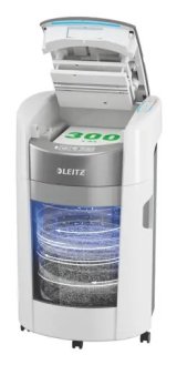 Leitz 80420000 IQ Optimax AutoFeed 300 papirmakulator, P4, 300 ark, 25 l affaldsbeholder #1