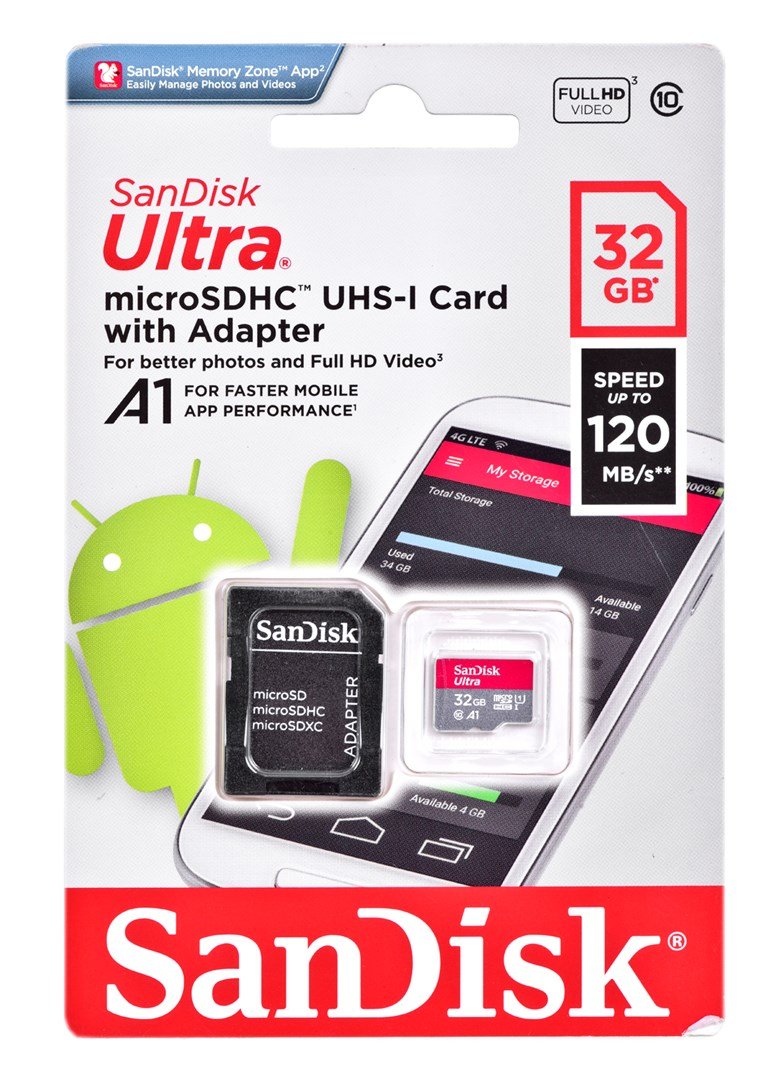 Sandisk SDSQUAR-032G-GN6MN hukommelseskort 32 GB MicroSDHC Klasse 10 UHS-I #1